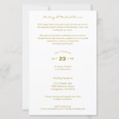 Budget Elopement Foto Wedding Elegant Floral  (Achterkant)