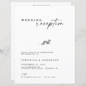 Budget Elopement Reception Weddenschap (Voorkant / Achterkant)