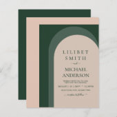 BUDGET Emerald Green Bold Wedding (Voorkant / Achterkant)