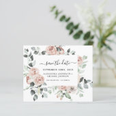 Budget Emerald Green Floral sparen de Datum (Staand voorkant)