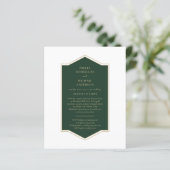 BUDGET Emerald Green Monochrome Tekst (Staand voorkant)