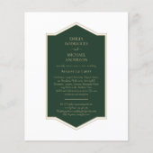 BUDGET Emerald Green Monochrome Tekst (Voorkant)