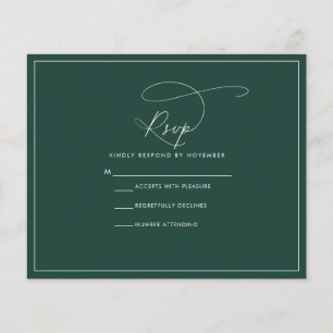 Budget Emerald RSVP Flyer