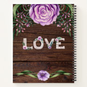 BUDGET Emmerlijst Rustieke Trouwdag Dagboek Herinn Notitieboek (Achterkant)