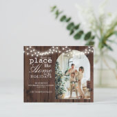 BUDGET Er is geen plek zoals thuis hout foto verpl (Staand voorkant)