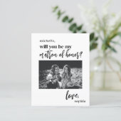 Budget être ma carte d'honneur de proposition de p (Debout devant)