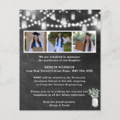 BUDGET Eucalyptus 3 Foto Afstuderen Uitnodiging (Achterkant)