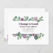 Budget Eucalyptus-adreswijzigingsaankondiging (Voorkant / Achterkant)