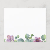 Budget Eucalyptus-adreswijzigingsaankondiging (Achterkant)