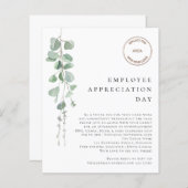 Budget Eucalyptus Employee Appreciation Day Logo (Voorkant / Achterkant)