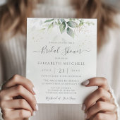 Budget Eucalyptus Feuille Invitation à la douche n