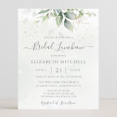 Budget Eucalyptus Feuille Invitation de déjeuner n