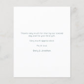 Budget Eucalyptus Feuille Merci Mariage (Dos)