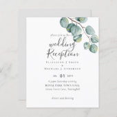 Budget Eucalyptus Feuilles Mariage RÉCEPTION Soiré (Devant / Derrière)