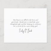 Budget Eucalyptus Foto Baby - Hartelijk dank (Achterkant)