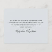 Budget Eucalyptus Foto Baby - Hartelijk dank (Achterkant)