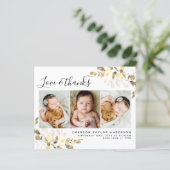 Budget Eucalyptus Foto Baby Hartelijk dank Briefka (Staand voorkant)