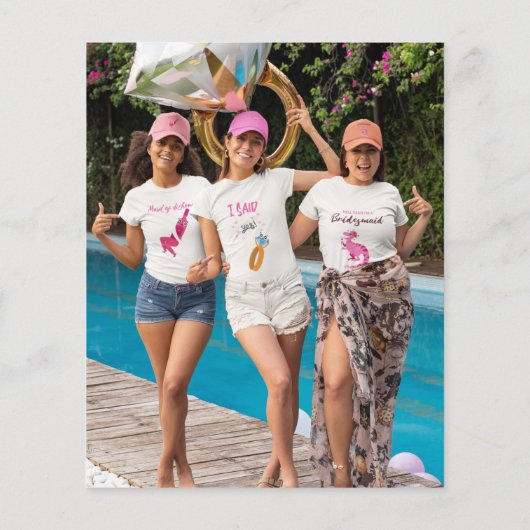 Budget Eucalyptus Foto Vrijgezellenfeest Dank u (Achterkant)