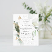 Budget Eucalyptus Glow Gold Greenery 2 Weddenschap (Staand voorkant)