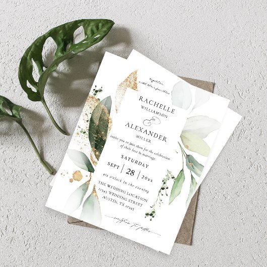 Budget Eucalyptus Glow Gold Greenery 2 Weddenschap