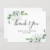 BUDGET Eucalyptus Green Foliage Weddenschap Hartel (Voorkant / Achterkant)