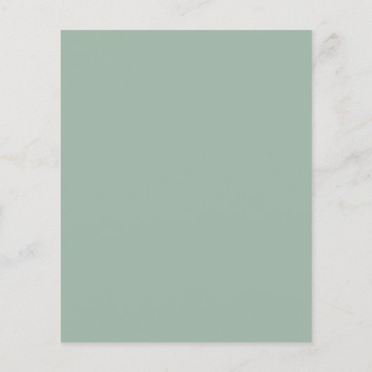 Budget Eucalyptus Greenery Gold sparen de datum (Achterkant)