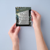 BUDGET EUCALYPTUS Greenery Leaves Wedding INVITES Flyer (Hand)