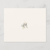 Budget Eucalyptus Greenery RSVP-reactiekaart (Achterkant)