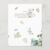 BUDGET Eucalyptus Mariage botanique feuille verte (Dos)