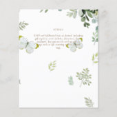 BUDGET Eucalyptus Mariage botanique feuille verte (Dos)