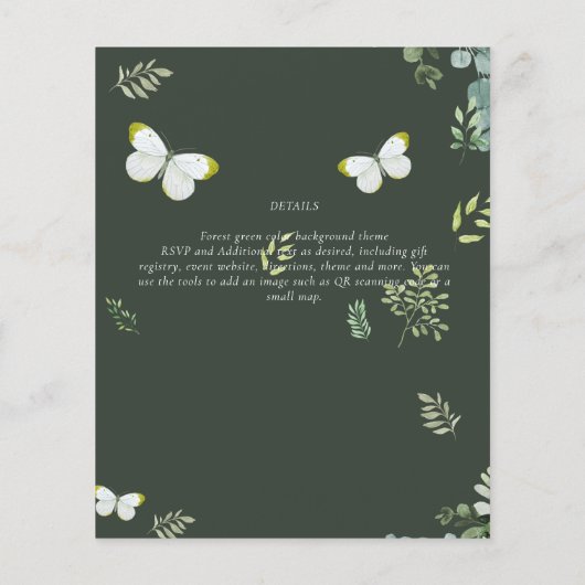 BUDGET Eucalyptus Mariage émeraude Feuille (Dos)