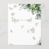 BUDGET Eucalyptus Mariage émeraude Feuille (Dos)