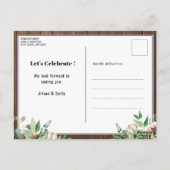 BUDGET Eucalyptus Vaderdag Party Uitnodiging (Achterkant)