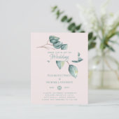 Budget Eucalyptus Vert Feuilles Mariage Invite (Debout devant)