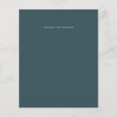 Budget Eucalyptus Vert Feuilles Mariage Invite (Dos)