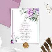 Budget Eucalyptus Violet Uitnodiging