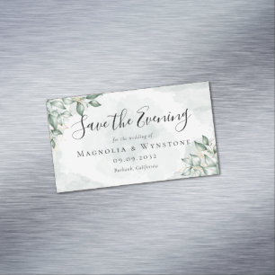 BUDGET Eucalyptus Waterverf Weddenschap sparen de  Magnetisch Visitekaartje