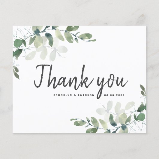 BUDGET Eucalyptus Weddenschap - Hartelijk dank (Voorkant)