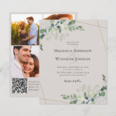 Budget Eucalyptus Weddenschap QR Code (Voorkant / Achterkant)