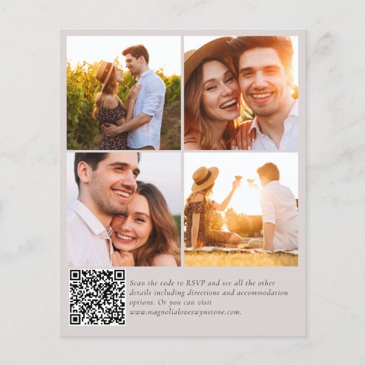 Budget Eucalyptus Weddenschap QR Code (Achterkant)