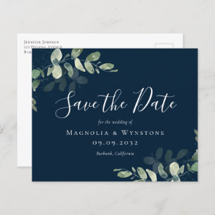 BUDGET Eucalyptus Weddenschap Save the Date Briefk