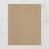 BUDGET faire-part de mariage de papier kraft tropi (Dos)