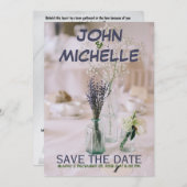 Budget Faire-part de mariage simple (Devant / Derrière)