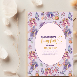 Budget Fairy Eerste betoverde Woodland 1e verjaard