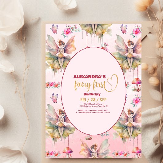 Budget Fairy Eerste Meisje's 1e Verjaardag