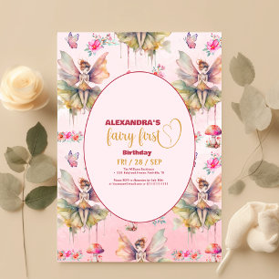 Budget Fairy Eerste Meisje's 1e Verjaardag Flyer