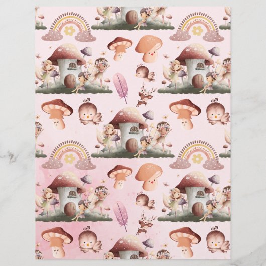 Budget Fairy Eerste Meisje's 1e Verjaardag Flyer (Achterkant)