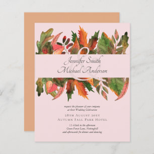 BUDGET Fall Leaves Wedding