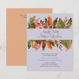 BUDGET Fall Leaves Wedding