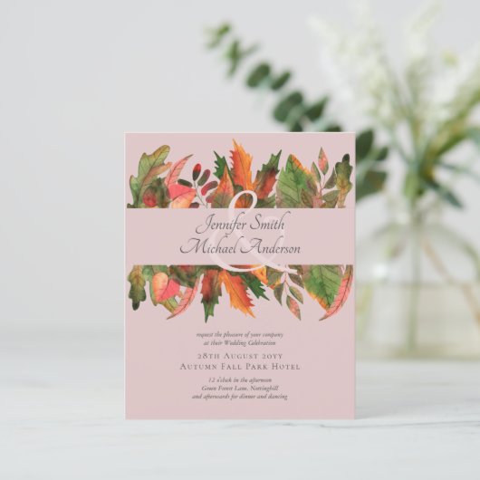 BUDGET Fall Leaves Wedding (Staand voorkant)